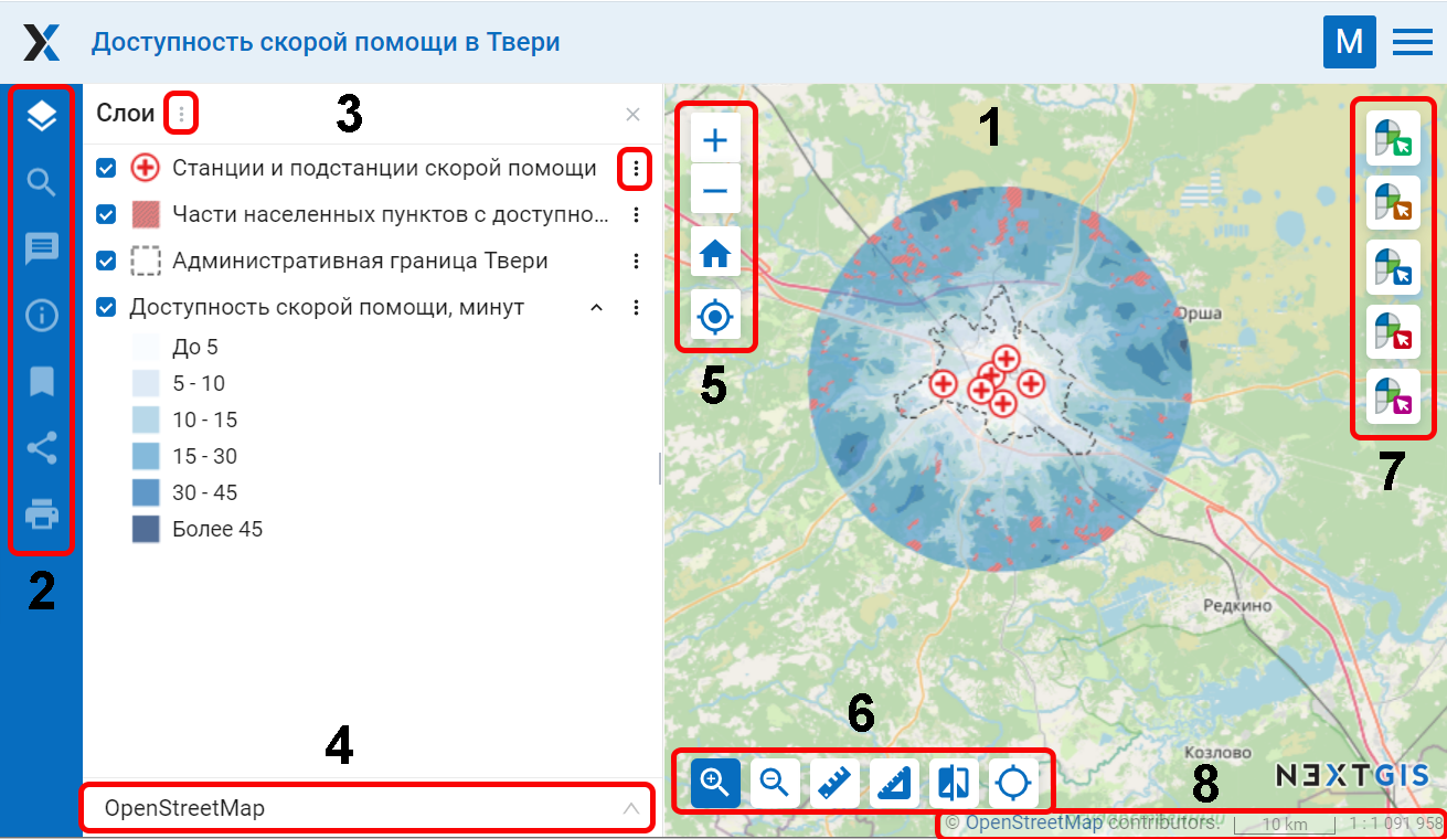 Веб карта
